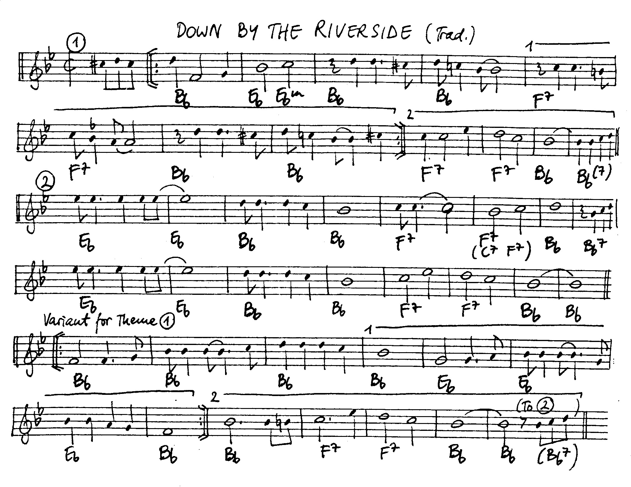 down by the riverside leadsheet – book us for your next 20s or gatsby event